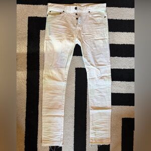 John Elliott men’s white jeans W33